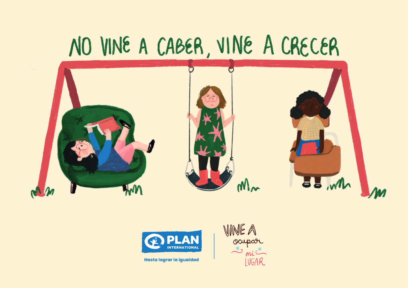 Columpios · No vine a caber, vine a crecer